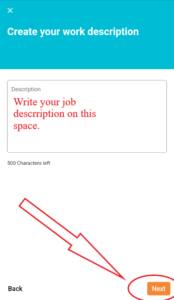 work description