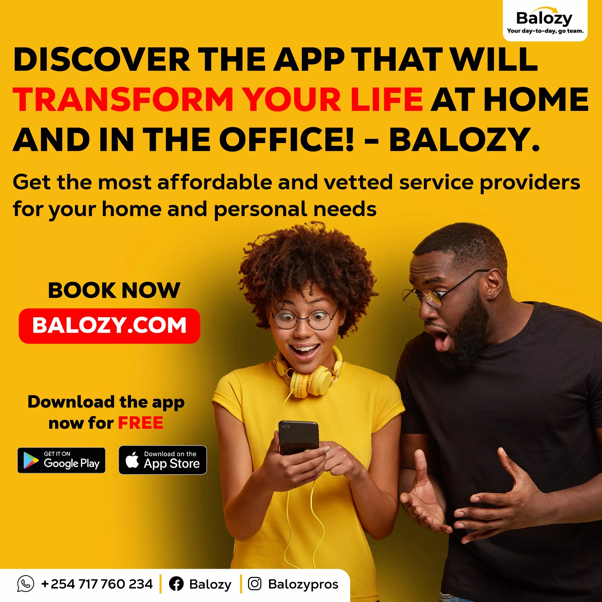 Discover Balozy app