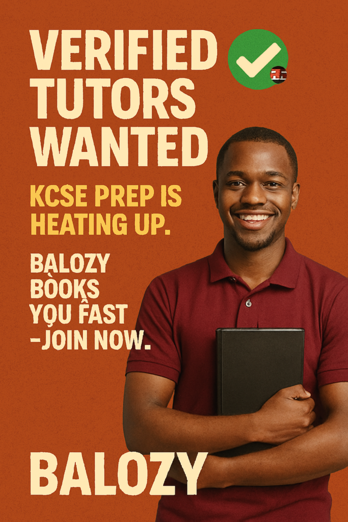 How Students and Professionals in Kenya Can Become Verified Tutors on the Balozy App
