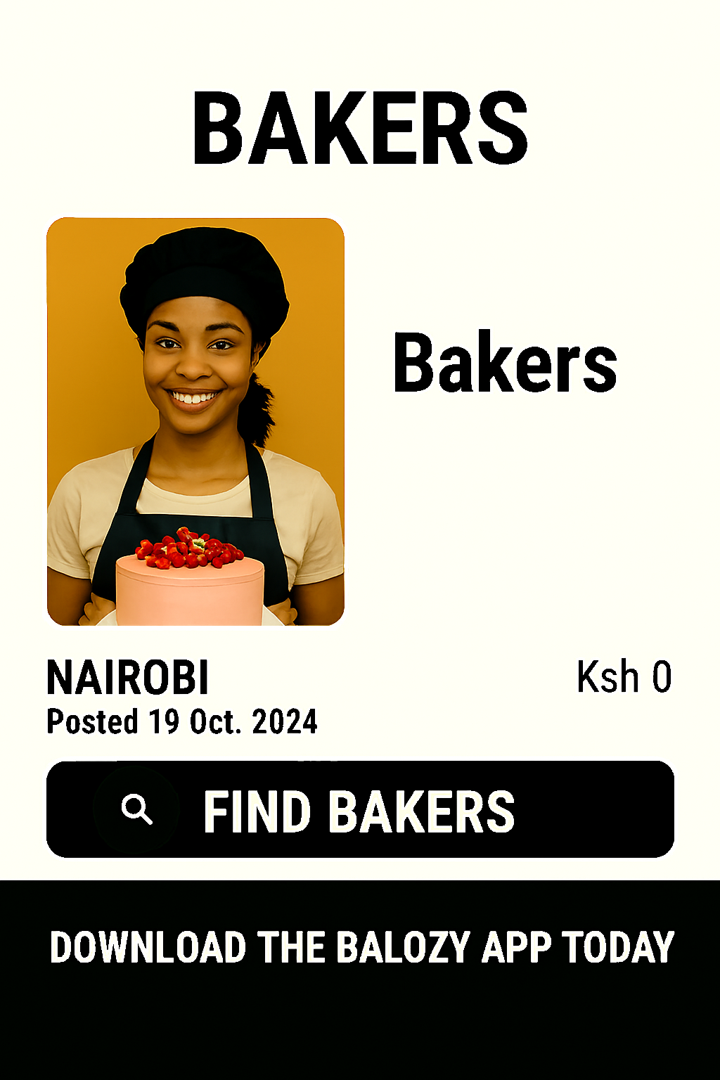 🎂 Top Bakers in Kenya — Where to Find Verified Cake and Pastry Pros Near You