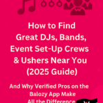 🎉 How to Find Great DJs, Bands, Event Set-Up Crews & Ushers Near You in Kenya