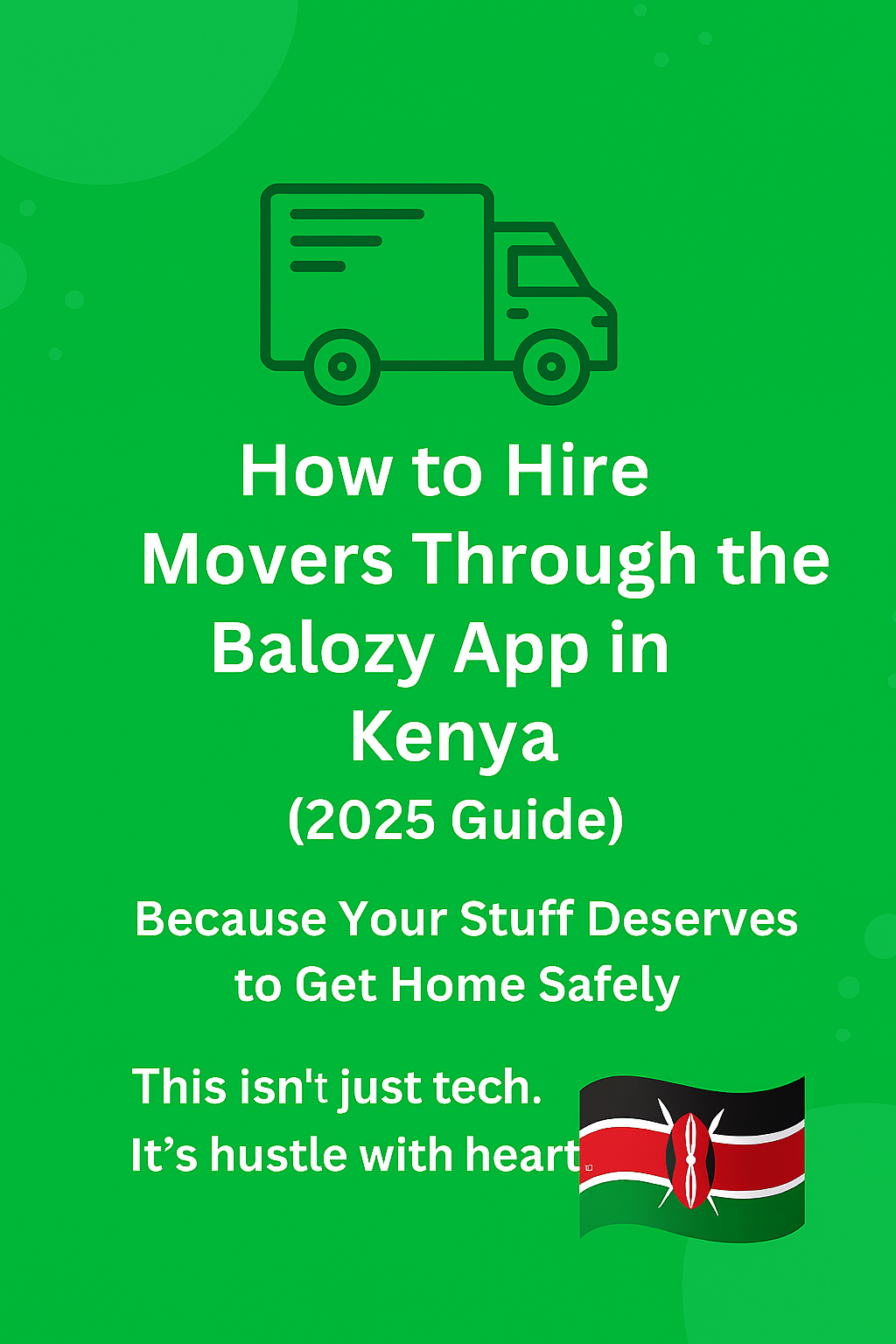 🚚 How to Hire Movers Through the Balozy App in Kenya