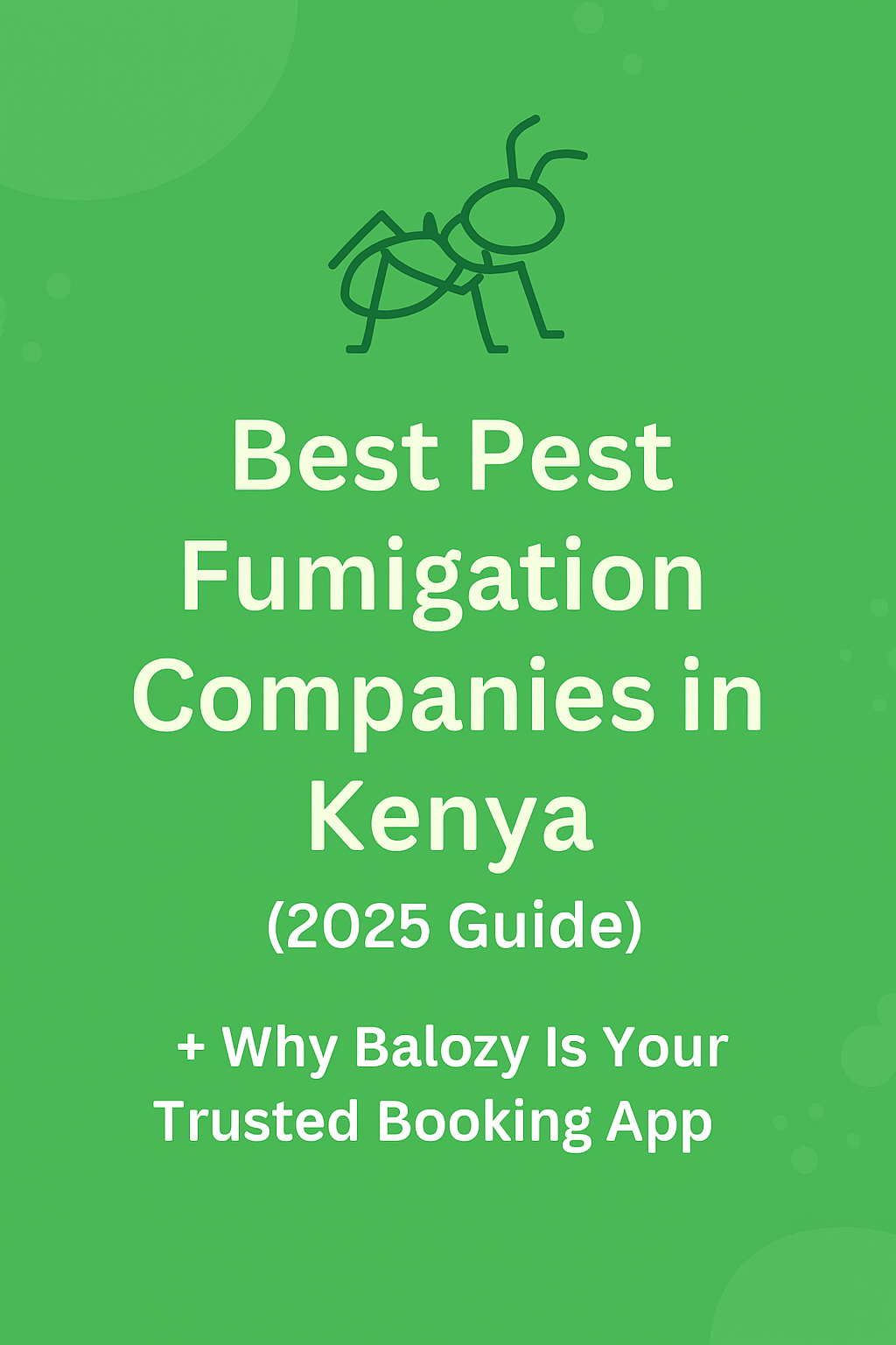 Finding the Best Pest Fumigation Companies in Kenya (2025 Guide)