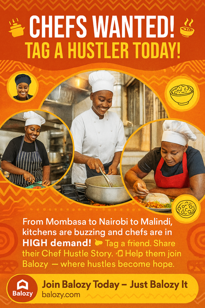 Mama Chef Hustle: Empowering Women Chefs in Kenya Through Balozy