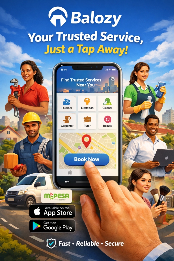 Balozy App: Your Trusted Service, Just a Tap Away